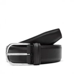 Smooth Black Nappa Calf Leather Belt - Anderson's