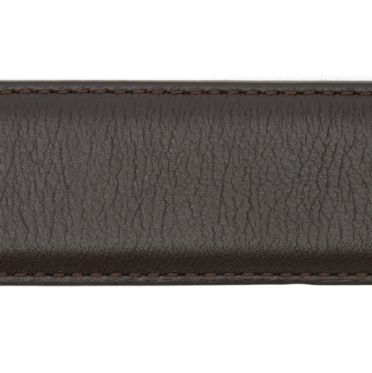 Smooth Brown Nappa Calf Leather Belt - Anderson's 4 Smooth Brown Nappa Calf Leather Belt - Anderson's - Image 2