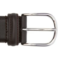 Smooth Brown Nappa Calf Leather Belt - Anderson's 8 Smooth Brown Nappa Calf Leather Belt - Anderson's -ETON Store 000557735 R154921006 3