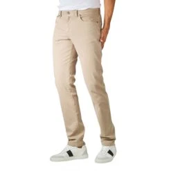 Beige Pipe Regular Fit Cotton Twill Pants - ALBERTO 5 Beige Pipe Regular Fit Cotton Twill Pants - ALBERTO -ETON Store 039 alberto pipetwill nature 5737 1607 132 s 0bd766e7 6e69 4c06 beaa b8acd701f73f