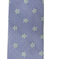 Blue & Green Silk Flower Patterned Tie - DION 7 Blue & Green Silk Flower Patterned Tie - DION -ETON Store 03G37233 01 DION TIE 2 a58f4966 0190 430f a172 ce18bf586af5