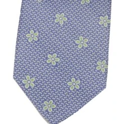 Blue & Green Silk Flower Patterned Tie - DION 8 Blue & Green Silk Flower Patterned Tie - DION -ETON Store 03G37233 01 DION TIE 3 8cee7e76 15fa 407b ab96 ec75dd7ddc64