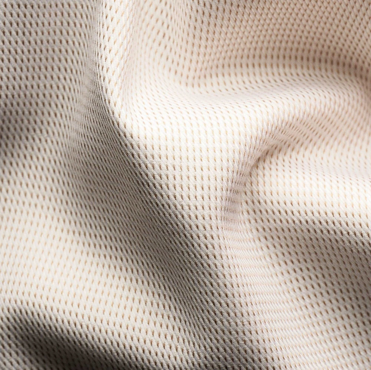 Beige Mélange Semi-Solid Fine Twill Contemporary Fit Shirt - ETON 5 Beige Mélange Semi-Solid Fine Twill Contemporary Fit Shirt - ETON - Image 3