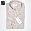 Beige Bengal Stripe Oxford Slim Fit Shirt - Eton