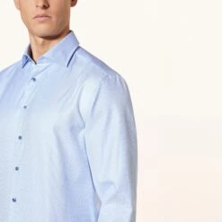 Light Blue W/ Contrast Buttons & Trim Fitted Body Shirt - Stenströms 18 Light Blue W/ Contrast Buttons & Trim Fitted Body Shirt - Stenströms -ETON Store 100154786717000 4 1704192660496 9020a95c d034 4495 a3b5 517377601760