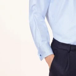 Light Blue W/ Contrast Buttons & Trim Fitted Body Shirt - Stenströms 19 Light Blue W/ Contrast Buttons & Trim Fitted Body Shirt - Stenströms -ETON Store 100154786717000 5 1704192847332 412121b2 b47c 4dfd b498 4d37a5622ace