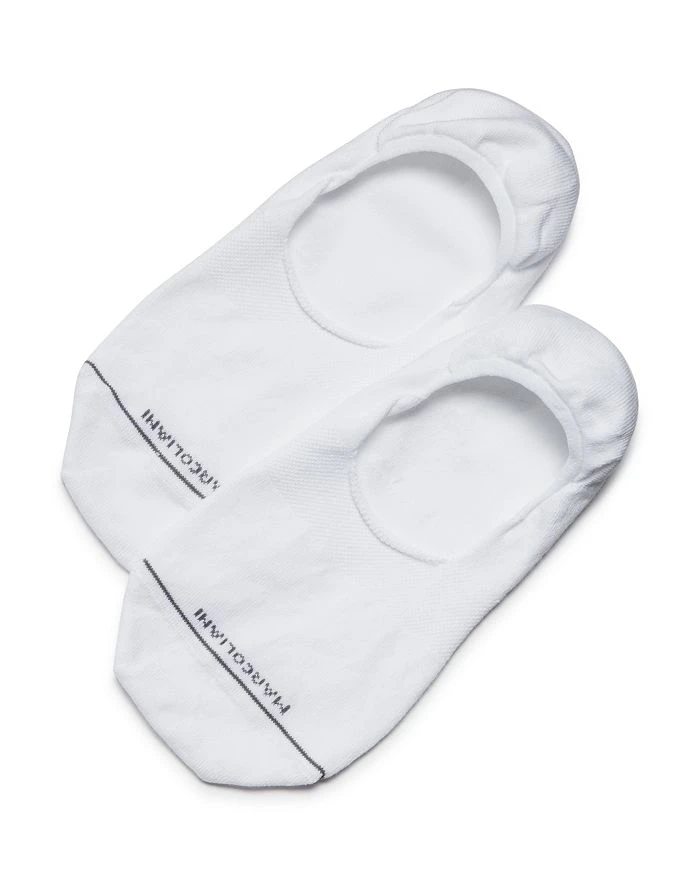 White Invisible Touch No-Show Socks - Marcoliani 2 White Invisible Touch No-Show Socks - Marcoliani