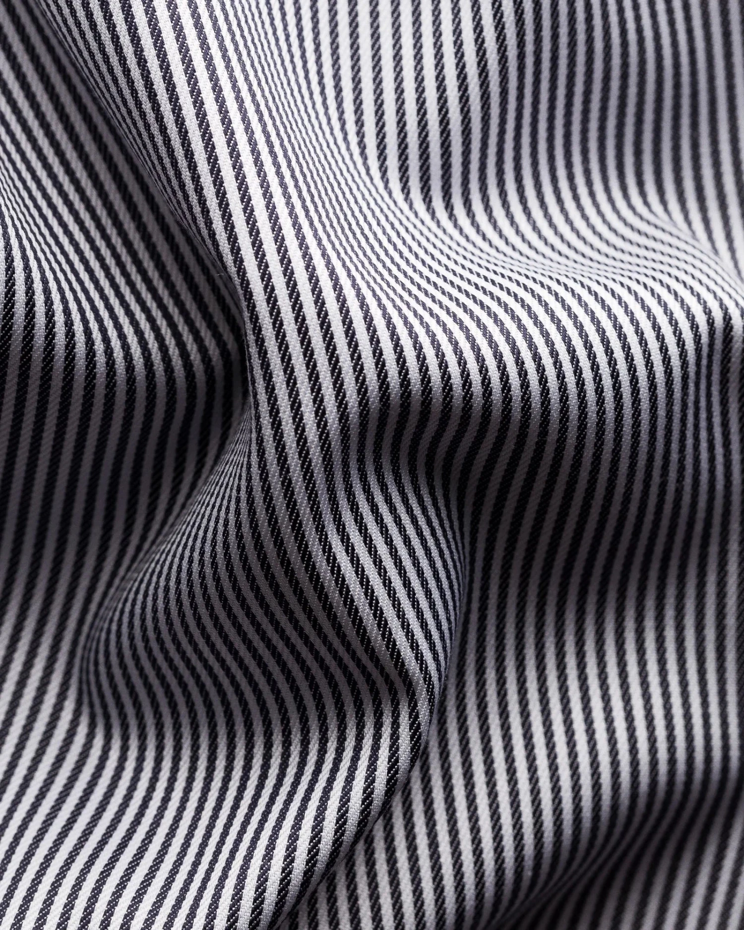 Navy Blue Twill Slim Fit Shirt - ETON 8 Navy Blue Twill Slim Fit Shirt - ETON - Image 6