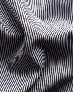 Navy Blue Twill Slim Fit Shirt - ETON 24 Navy Blue Twill Slim Fit Shirt - ETON -ETON Store 11289 e64f5ba7f5 full