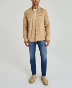 Dylan Slim 17 Years Radar Mid-Light Blue Denim - AG Jeans 7 Dylan Slim 17 Years Radar Mid-Light Blue Denim - AG Jeans -ETON Store 1139FXD17YRDR 1