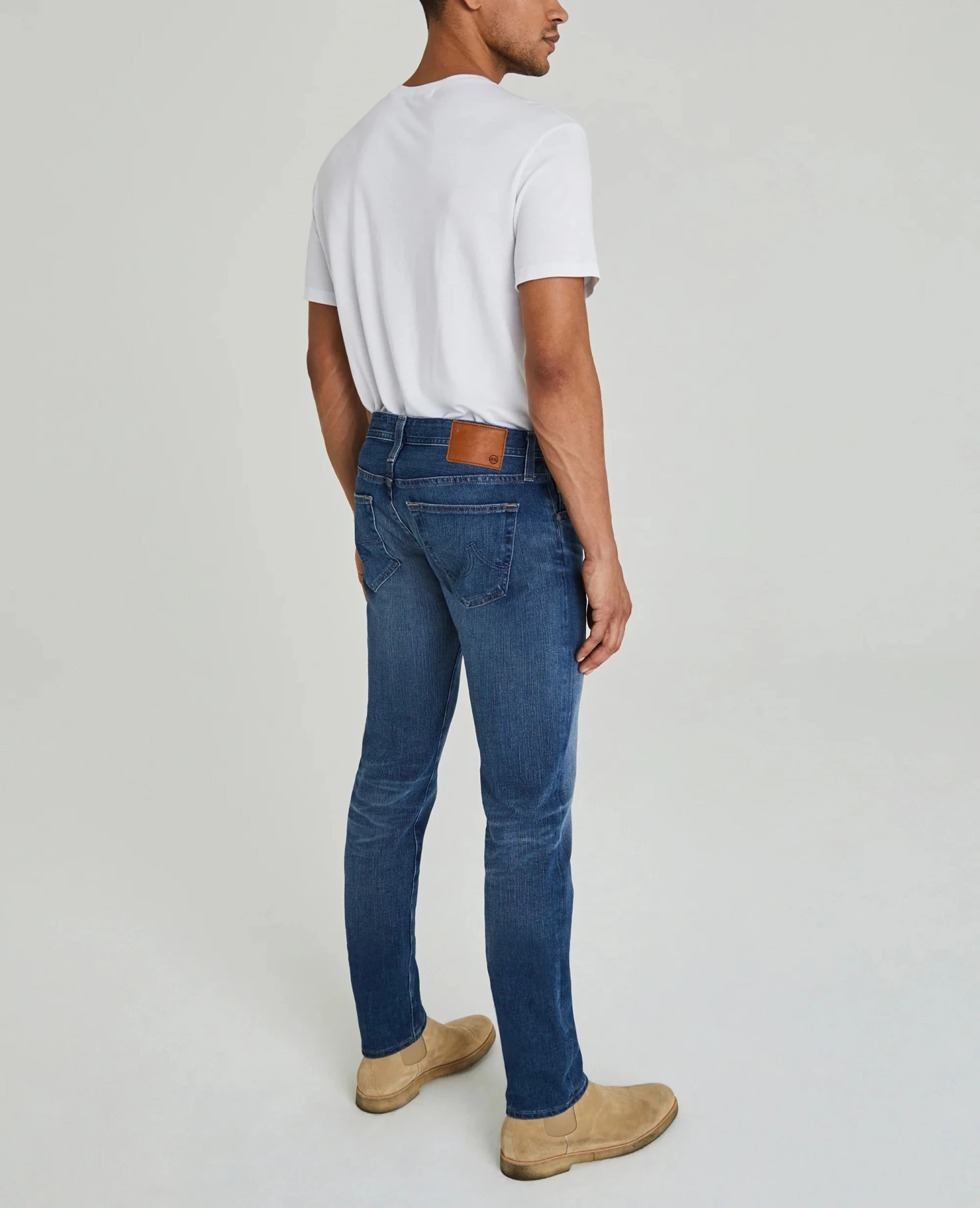 Dylan Slim 17 Years Radar Mid-Light Blue Denim - AG Jeans 5 Dylan Slim 17 Years Radar Mid-Light Blue Denim - AG Jeans - Image 3