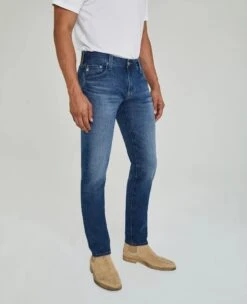 Dylan Slim 17 Years Radar Mid-Light Blue Denim - AG Jeans 9 Dylan Slim 17 Years Radar Mid-Light Blue Denim - AG Jeans -ETON Store 1139FXD17YRDR 4