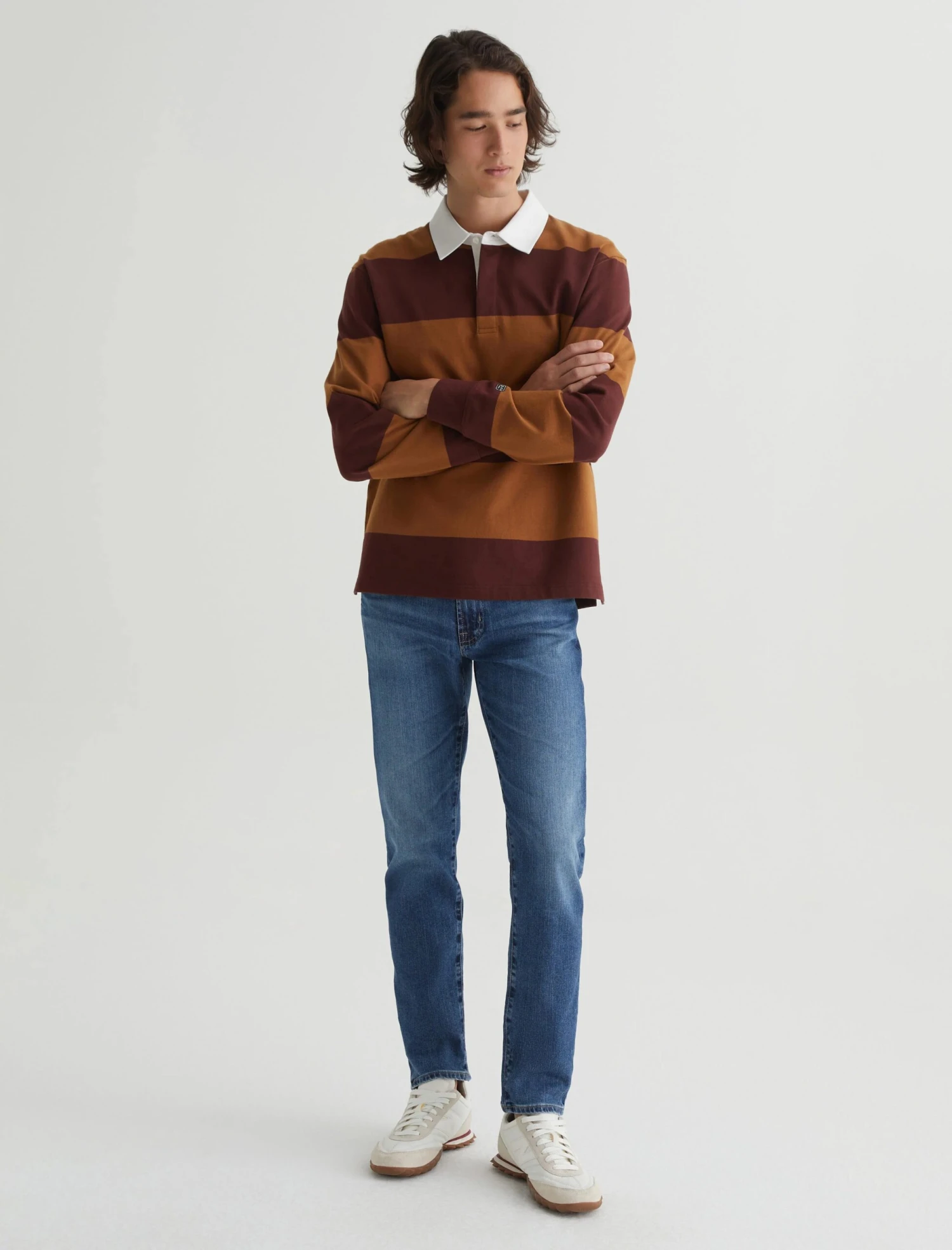 Dylan Slim Skinny VP Kubrick Mid-Blue Vapor Wash Denim - AG Jeans 3 Dylan Slim Skinny VP Kubrick Mid-Blue Vapor Wash Denim - AG Jeans