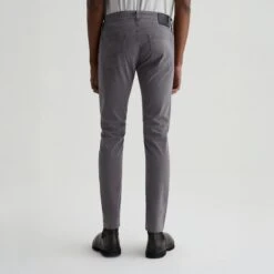 Dylan Slim Folkstone Grey Sueded Pants - AG 9 Dylan Slim Folkstone Grey Sueded Pants - AG -ETON Store 1139SUDFLKG 6