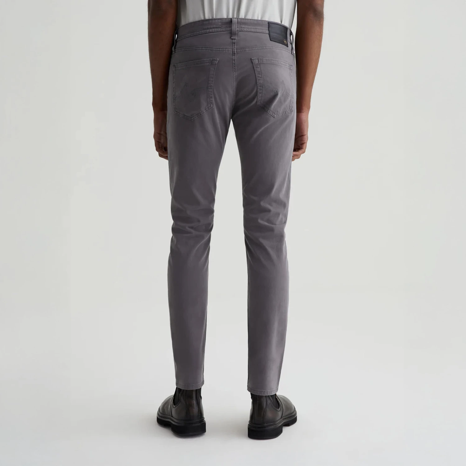 Dylan Slim Folkstone Grey Sueded Pants - AG 6 Dylan Slim Folkstone Grey Sueded Pants - AG - Image 4
