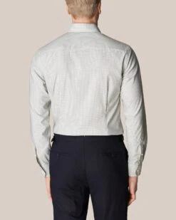 Green Micro Check Twill Contemporary Fit- ETON 11 Green Micro Check Twill Contemporary Fit- ETON -ETON Store 11914 002f3a9200 full