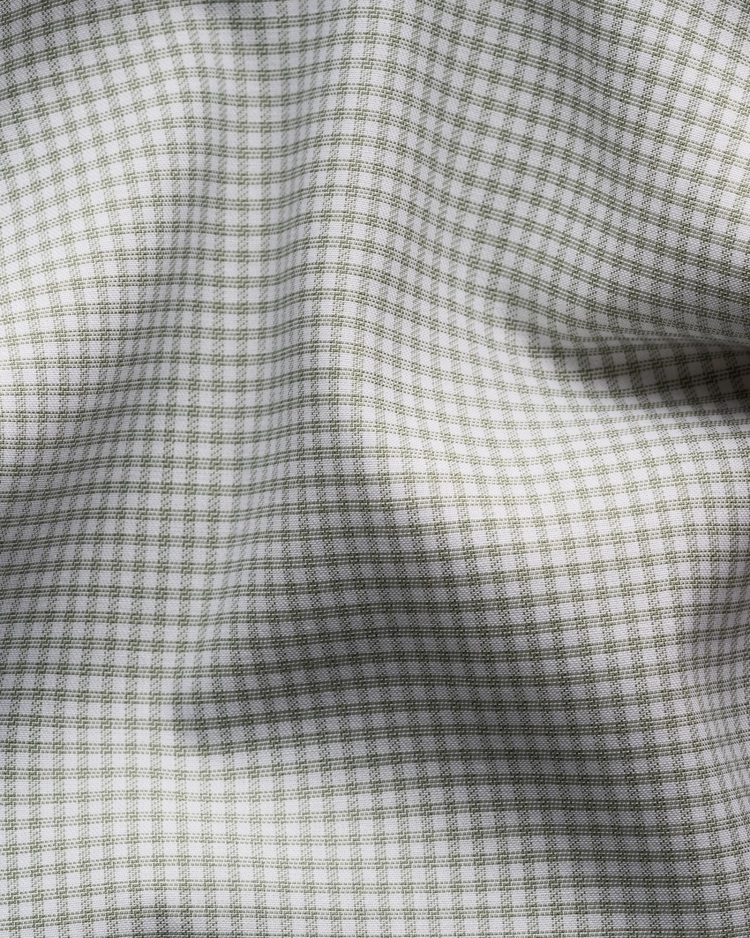Green Micro Check Twill Contemporary Fit- ETON 7 Green Micro Check Twill Contemporary Fit- ETON - Image 5