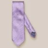 Purple Micro-Geometric Pattern Silk Tie - ETON