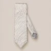 ETON Light Gray Mini Paisley Silk Tie