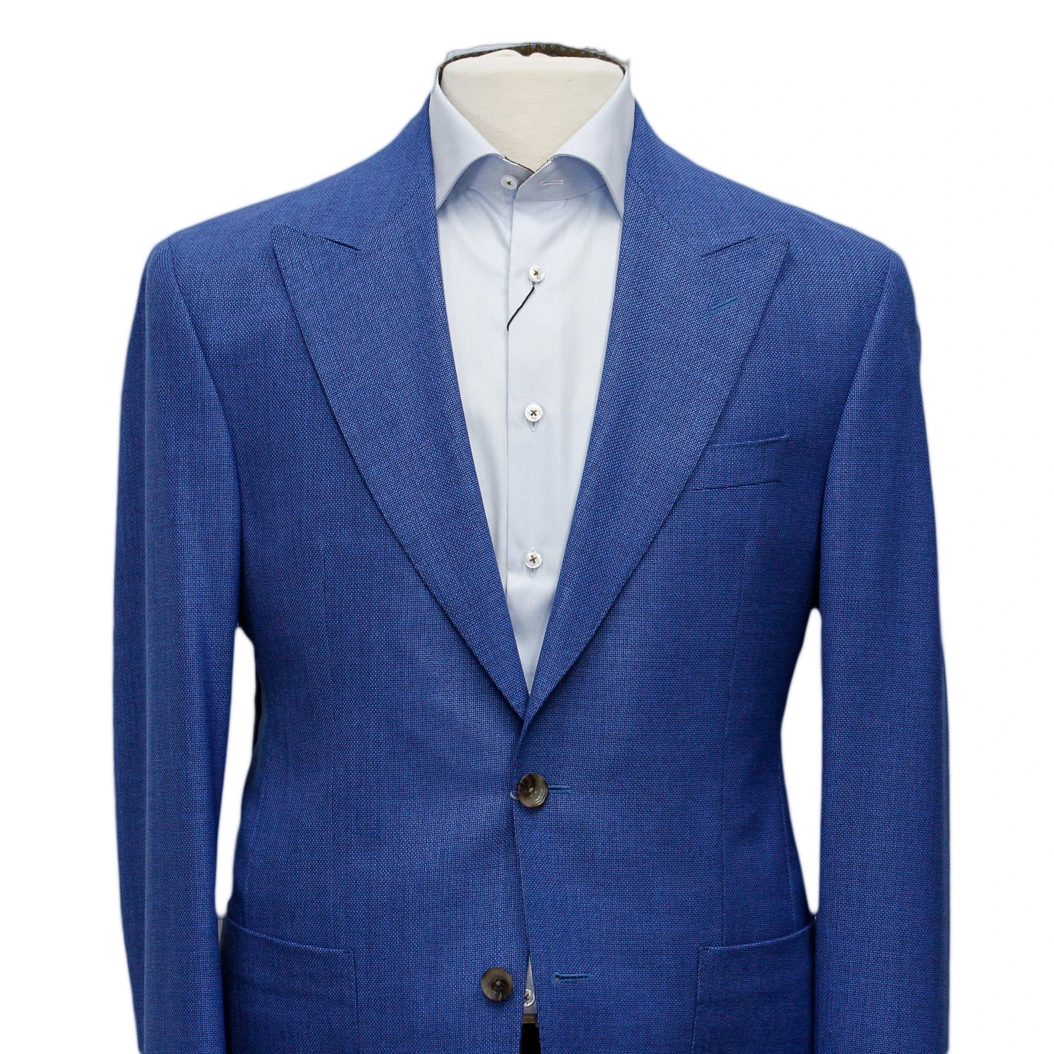 Mid-Blue Birdseye Marco Contemporary Fit Sport Jacket - Jack Victor 4 Mid-Blue Birdseye Marco Contemporary Fit Sport Jacket - Jack Victor - Image 2