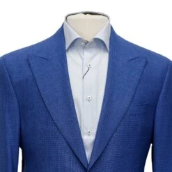 Mid-Blue Birdseye Marco Contemporary Fit Sport Jacket - Jack Victor 10 Mid-Blue Birdseye Marco Contemporary Fit Sport Jacket - Jack Victor -ETON Store 1221400 Jack Victor Sport Jacket 4