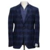 Blue Tonal Plaid Dallas Contemporary Fit Wool-Silk-Cotton Sport Jacket - Jack Victor 1 Blue Tonal Plaid Dallas Contemporary Fit Wool-Silk-Cotton Sport Jacket - Jack Victor -ETON Store 1222462