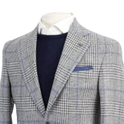 Gray Check Montana Modern Fit Sport Jacket - Jack Victor 10 Gray Check Montana Modern Fit Sport Jacket - Jack Victor -ETON Store 1232124 MONTANA 4