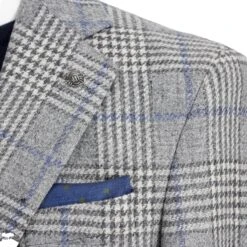 Gray Check Montana Modern Fit Sport Jacket - Jack Victor 11 Gray Check Montana Modern Fit Sport Jacket - Jack Victor -ETON Store 1232124 MONTANA 5
