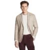 Oatmeal Mélange Morton Contemporary Wool/Cotton/Cashmere Sport Jacket - Jack Victor
