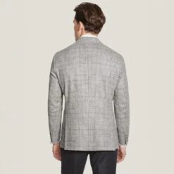 Light Gray Plaid Wool-Cashmere Irving Contemporary Fit Sport Jacket 9 Light Gray Plaid Wool-Cashmere Irving Contemporary Fit Sport Jacket -ETON Store 1242410 575 OM3 960x crop center e36c542b 0625 4182 9318 83649627c7ce
