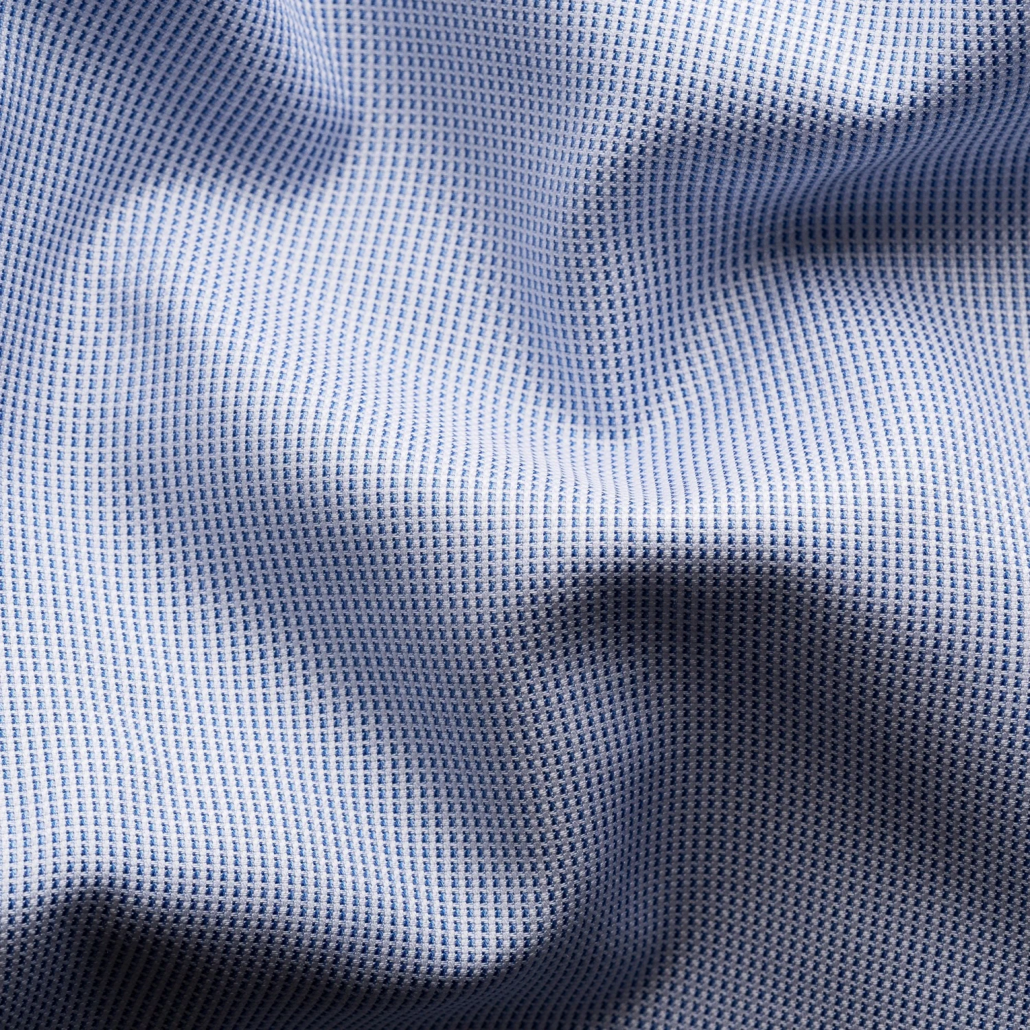 Navy Cotton-Tencel Contrast Trim Contemporary Fit Shirt - ETON 4 Navy Cotton-Tencel Contrast Trim Contemporary Fit Shirt - ETON - Image 2