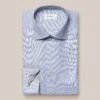 Navy Cotton-Tencel Contrast Trim Contemporary Fit Shirt - ETON 1 Navy Cotton-Tencel Contrast Trim Contemporary Fit Shirt - ETON -ETON Store 12641 6f07b17ed1 6514 27 233 107 1 full