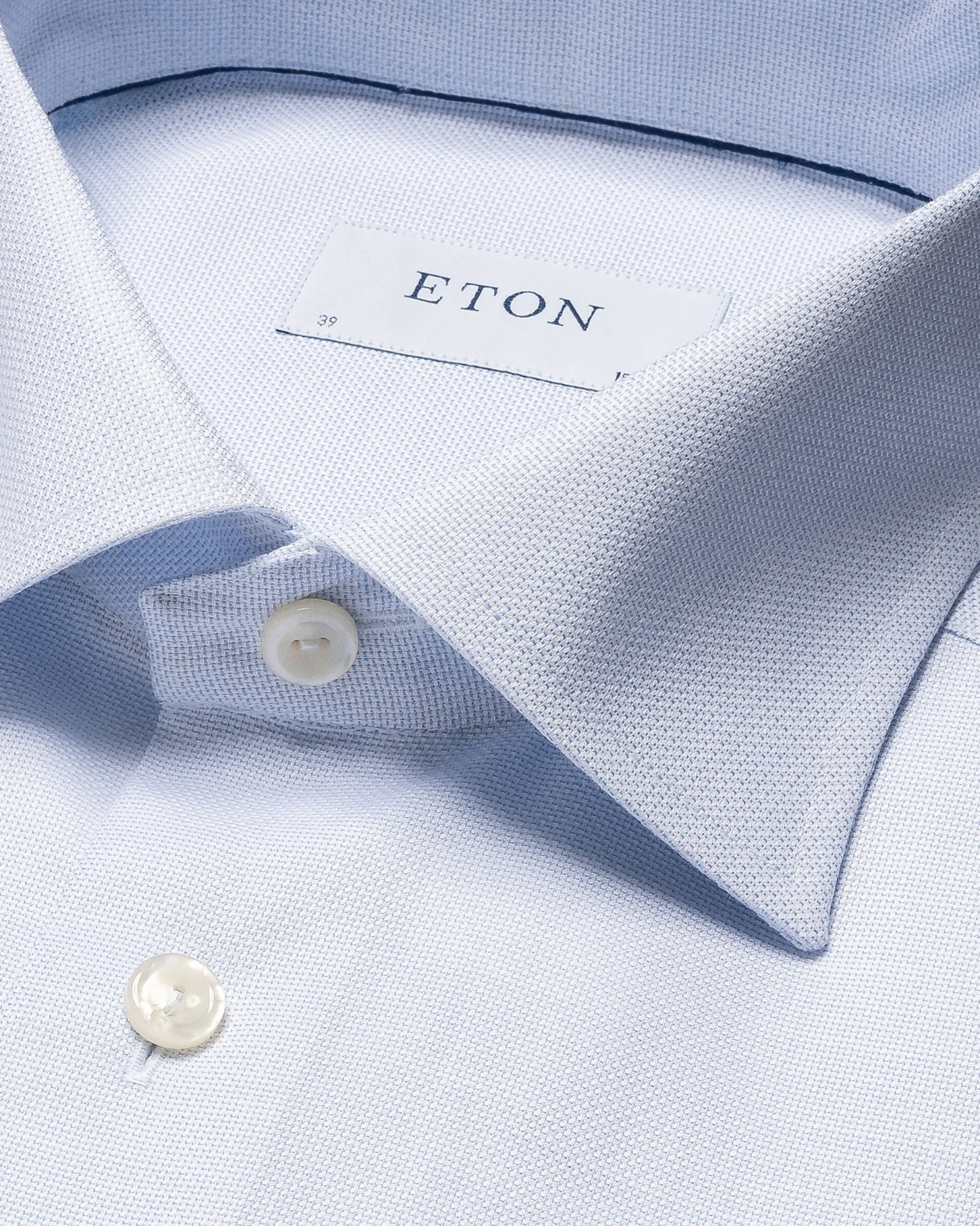 Light Blue Royal Dobby Slim Fit Shirt - ETON 4 Light Blue Royal Dobby Slim Fit Shirt - ETON - Image 2