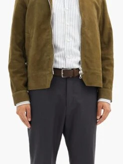 Dark Brown Suede Belt - Anderson's 17 Dark Brown Suede Belt - Anderson's -ETON Store 1300 5 2988c3e2 d85f 4491 833a d48dde614d9a