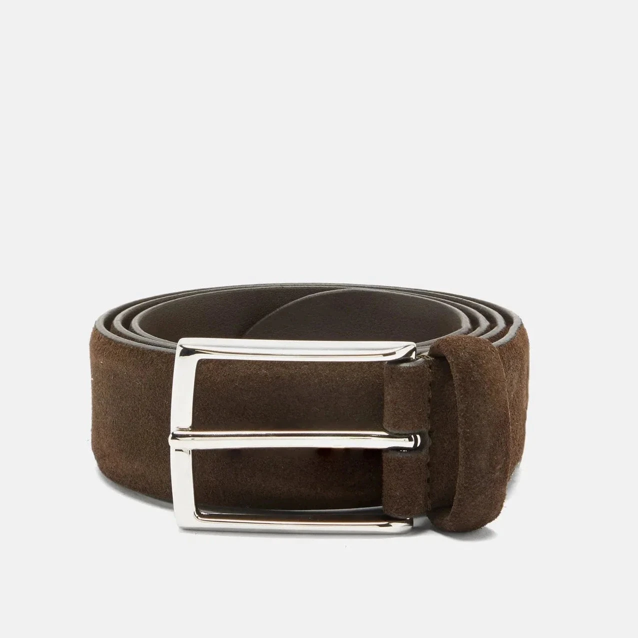 Dark Brown Suede Belt - Anderson's 5 Dark Brown Suede Belt - Anderson's - Image 3