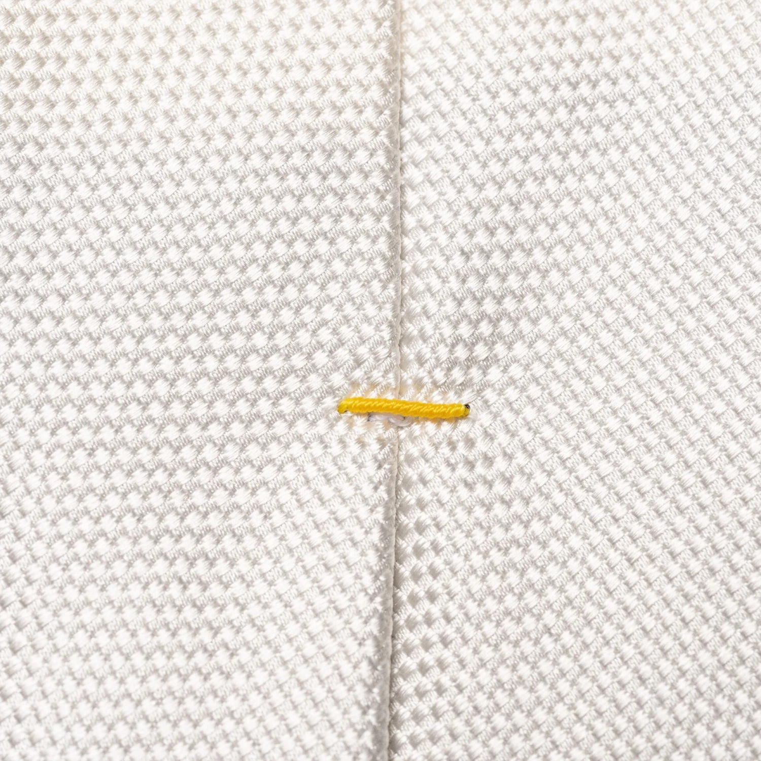 Off-White Basketweave Silk Tie - ETON 5 Off-White Basketweave Silk Tie - ETON - Image 3