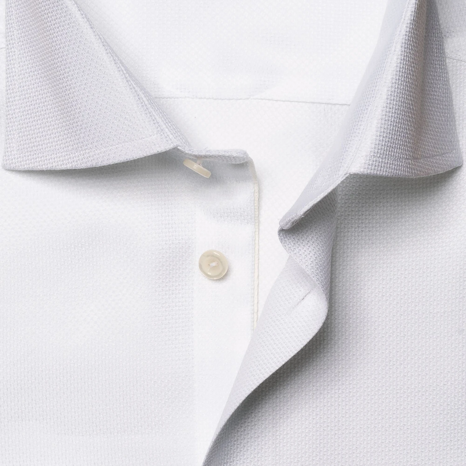 White Cotton-Tencel Contemporary Fit Shirt - ETON 9 White Cotton-Tencel Contemporary Fit Shirt - ETON - Image 7