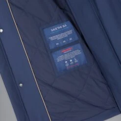 Paul&Shark Navy Typhoon Waterproof Hooded Car-Coat W/ Alcantara Trim - Paul & Shark 30 Paul&Shark Navy Typhoon Waterproof Hooded Car-Coat W/ Alcantara Trim - Paul & Shark -ETON Store 14312600 013 III d