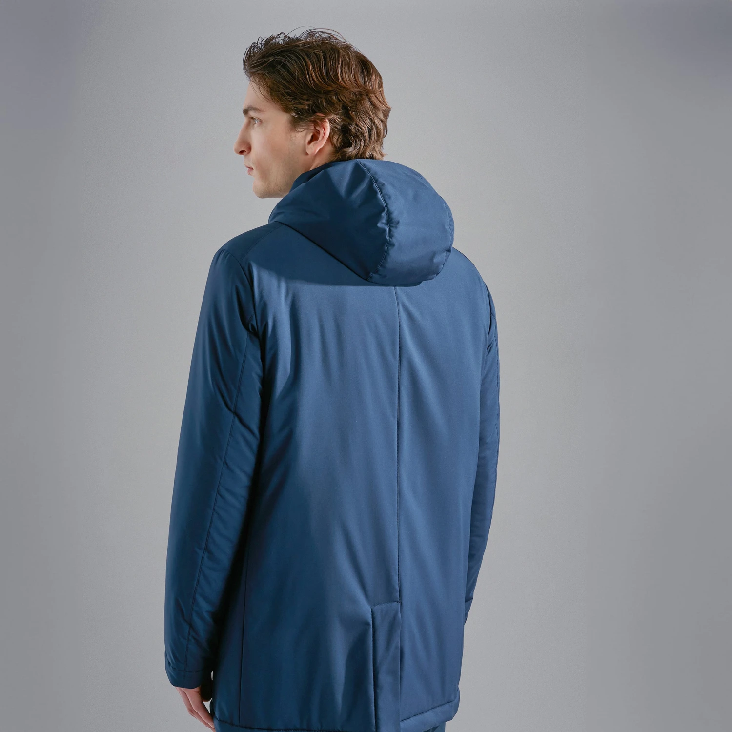 Paul&Shark Navy Typhoon Waterproof Hooded Car-Coat W/ Alcantara Trim - Paul & Shark 14 Paul&Shark Navy Typhoon Waterproof Hooded Car-Coat W/ Alcantara Trim - Paul & Shark - Image 12