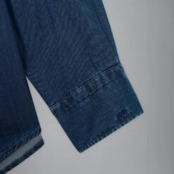 Paul&Shark Dark Blue Denim Chambray Cotton Casual Shirt - Paul & Shark 12 Paul&Shark Dark Blue Denim Chambray Cotton Casual Shirt - Paul & Shark -ETON Store 14313174 001 d