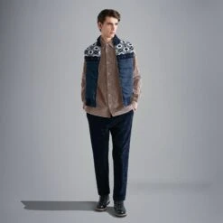 Paul&Shark Beige Cotton-Stretch Corduroy Overshirt W/ Moon Badge - Paul & Shark 26 Paul&Shark Beige Cotton-Stretch Corduroy Overshirt W/ Moon Badge - Paul & Shark -ETON Store 14313178 029 II lf 5d94c217 b60d 4198 b328 226a90933b9c