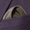 Green Two-Tone Wool Pocket Square - ETON