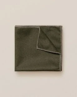Green Two-Tone Wool Pocket Square - ETON 11 Green Two-Tone Wool Pocket Square - ETON -ETON Store 15960 eebc1a8d4d full