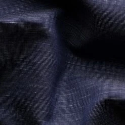 Navy Blue Solid Cotton-Linen Slim Fit Shirt - ETON 13 Navy Blue Solid Cotton-Linen Slim Fit Shirt - ETON -ETON Store 16551 0ae4cb3472 original