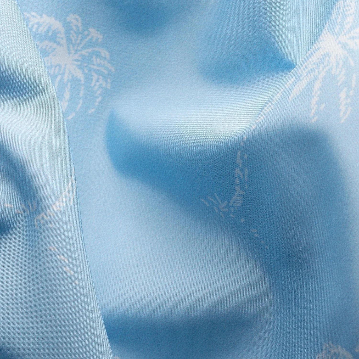 Light Blue Palm Tree Motif Swim Shorts - ETON 5 Light Blue Palm Tree Motif Swim Shorts - ETON - Image 3