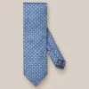 Mid Blue Floral Silk-Cotton Tie - ETON 2 Mid Blue Floral Silk-Cotton Tie - ETON -ETON Store 16928 9ec15c9c1f original