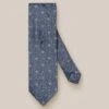 Mid Blue Floral Silk-Linen Tie - ETON 2 Mid Blue Floral Silk-Linen Tie - ETON -ETON Store 16962 c4aaf90231 original