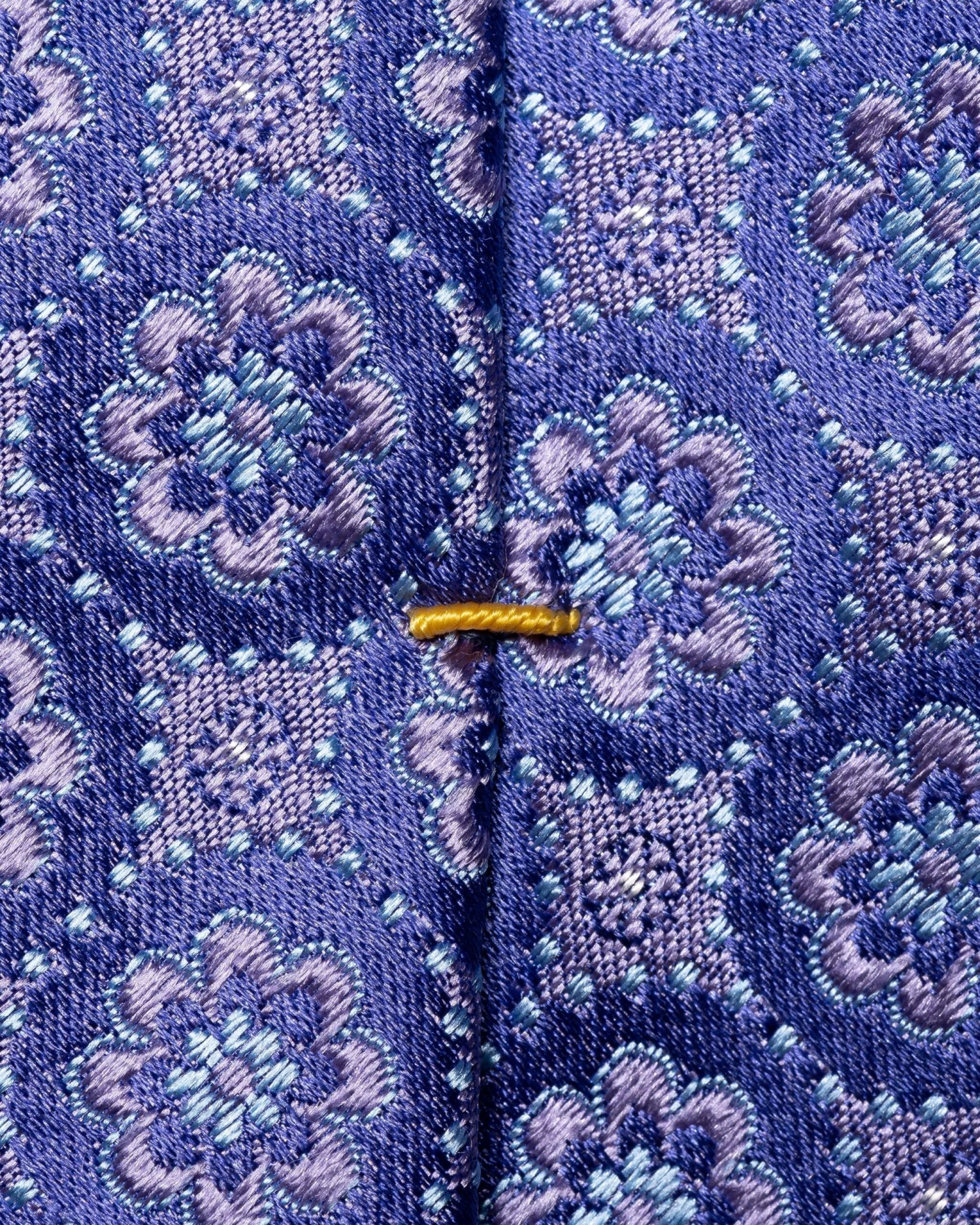 Mid Purple Floral Woven Silk Tie - ETON 4 Mid Purple Floral Woven Silk Tie - ETON - Image 2