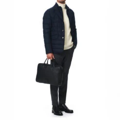 Black Full-Grain Calf Leather Briefcase - Anderson's 9 Black Full-Grain Calf Leather Briefcase - Anderson's -ETON Store 17167710 2