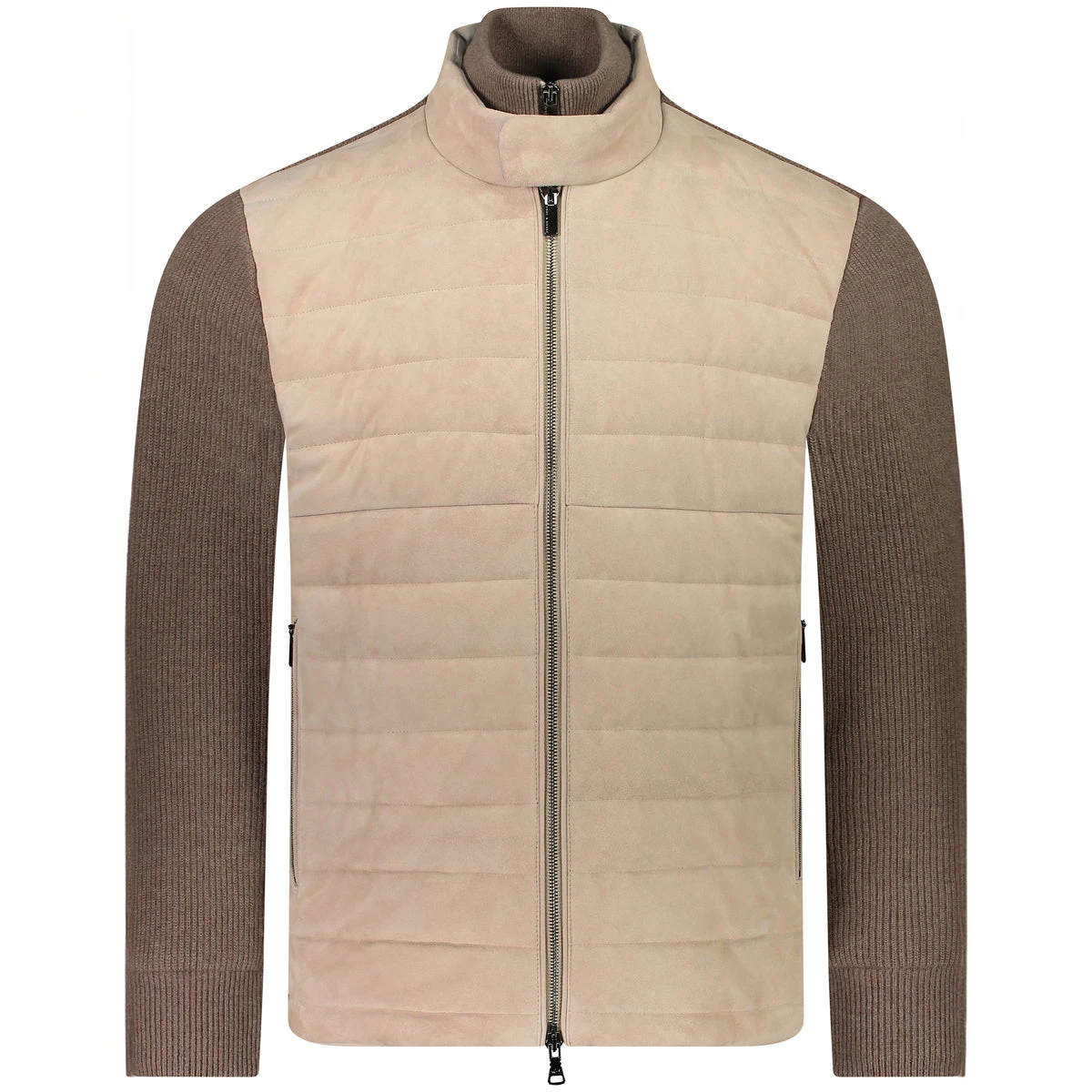 Paul&Shark Tan Wool And Goat Suede Waterproof Hybrid Jacket - PAUL & SHARK (RIVIERA) 3 Paul&Shark Tan Wool And Goat Suede Waterproof Hybrid Jacket - PAUL & SHARK (RIVIERA)